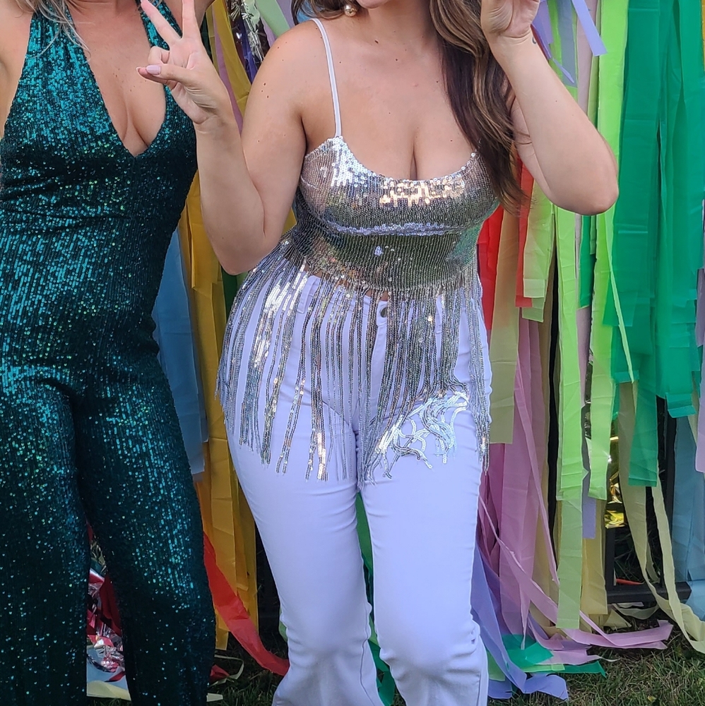 Sequin tanktop